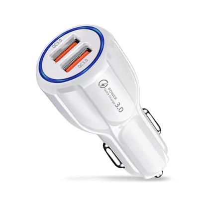 Smart phone car charger 12v-24v 5V2A output dual USB car charger adapter for IPhone for Samsung for LG for HUAWEI