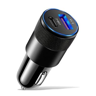 High-quality multi-version 2.4A2.1A20W18W 2-port USB QC 3.0 PD fast charging car mobile phone charger for mobile phone headsets