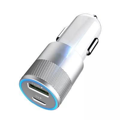 High-quality multi-version 2.4A2.1A20W18W 2-port USB QC 3.0 PD fast charging car mobile phone charger for mobile phone headsets