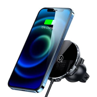 Wireless charger-15W PD QC fast wireless portable car phone charger holder for mobile phone