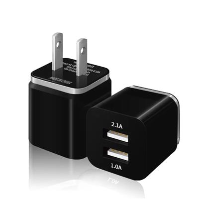 5V 2.1A US EU Phone Charger Mini Fast Charging Usb Wall Charger Portable Travel Charger for Cell Phone Worldwide Voltage