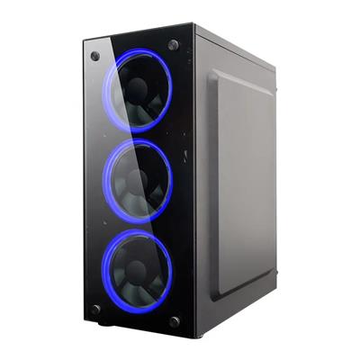 Wholesale Latest NEWEST Cheapest Custom Luxury PC Casing Gaming Computer Case with RGB Light Strip