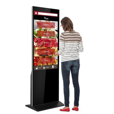 Interactive Boards-50 55 65 inch Indoor Stand Led Lcd Android Advertising Digital Signage Touch Screen Candy Display Board media Kiosk