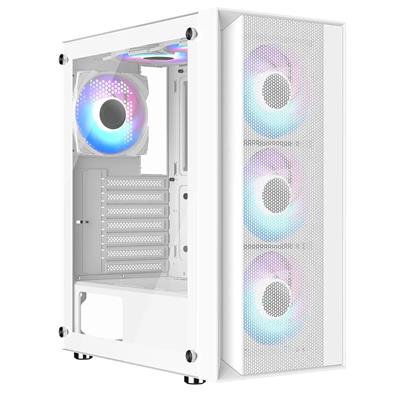 Powercase Gaming Computer Cases and Towers NEW design ATX case USB3.0 Tempered glass computer case